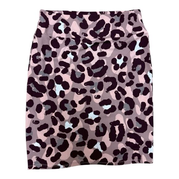 Lularoe Leopard Cheetah Cassie Pencil Skirt Animal Print. Womens. Sz 3XL - Picture 1 of 5